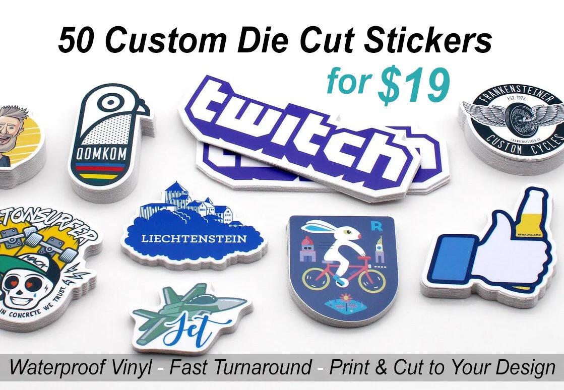 250x Custom Die-Cut Stickers | 4.5" - Image 4