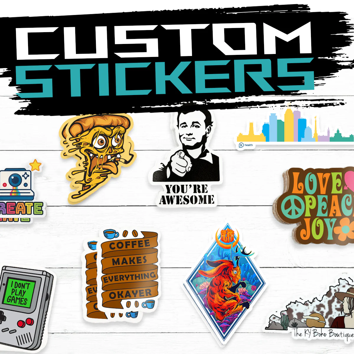 Custom Vinyl Stickers - Image 3