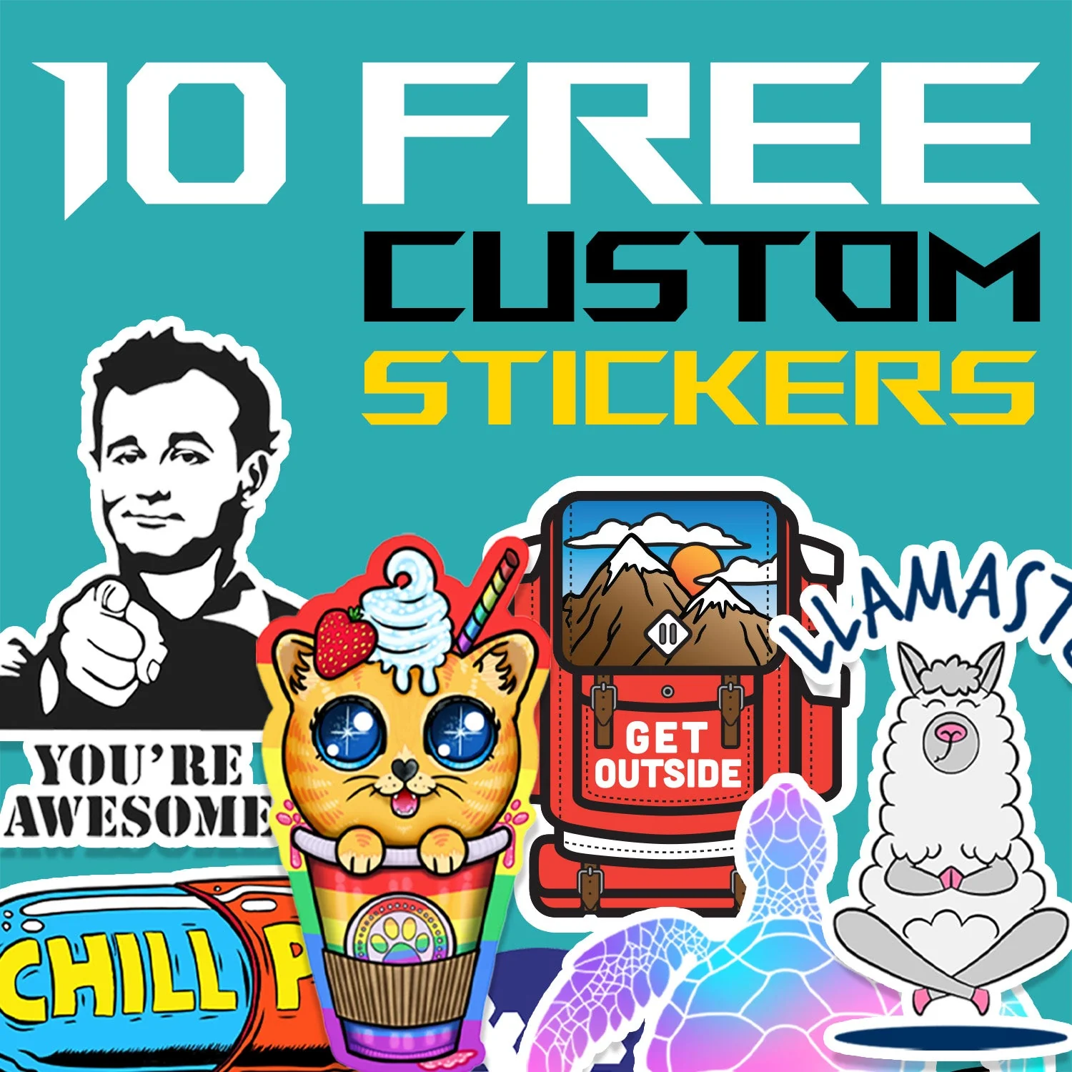 10x Free Custom Stickers $3 Shipping | Try our Stickers - Image 6